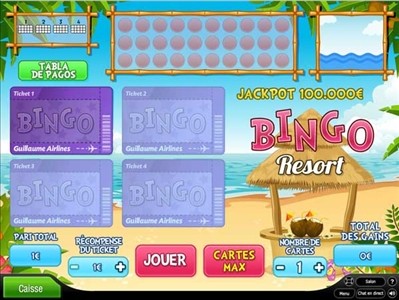 jeu Bingo Resort